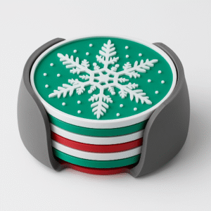 Snowflake Christmas Coaster Set (6-Pack)
