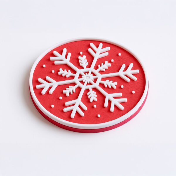 Snowflake Christmas Coaster Set (6-Pack) - Image 6
