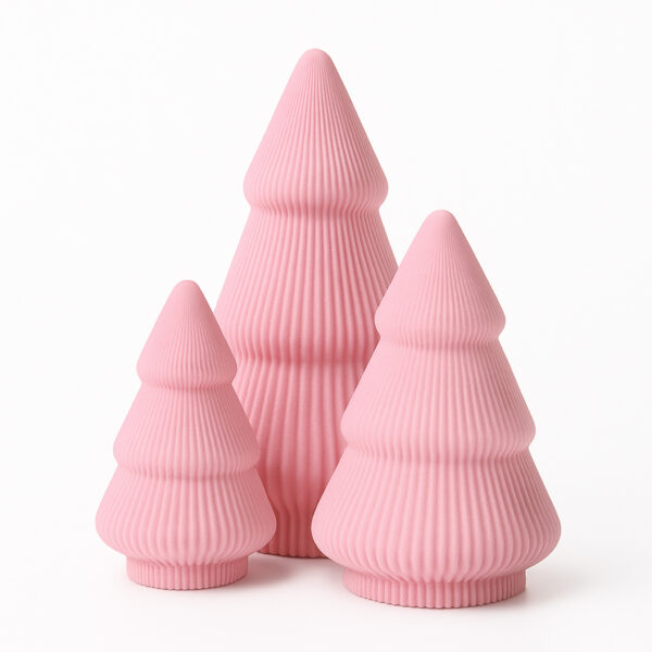 Ribbed Christmas Tree Set of 3 - Image 3