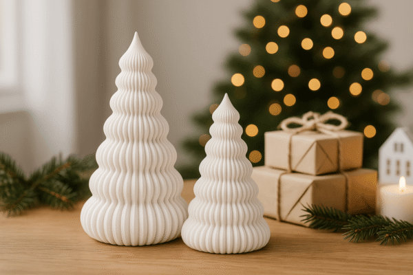 Ribbed Christmas Tree Duo - Image 2